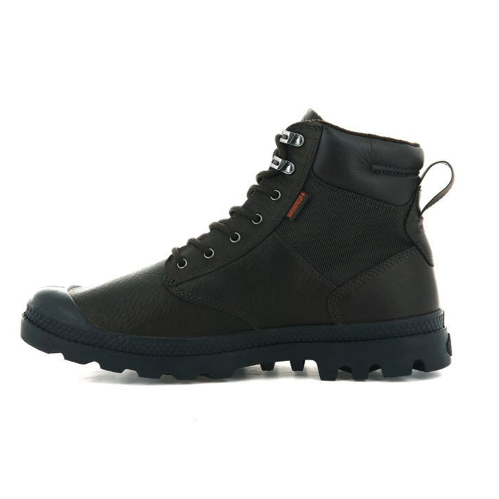 Pánské Boty Palladium Pampa Shield WP+ LTH Černé | CZ OYC-36K